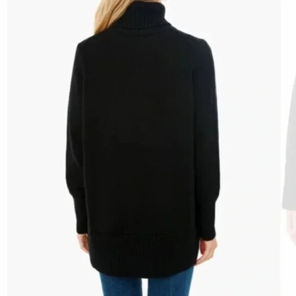 Tuckernuck Sophia Oversized Ribbed Knit Turtle Neck Sweater Size XS - Picture 2 of 12